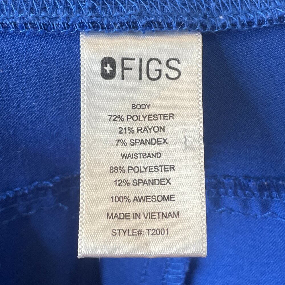 Figs Scrub Set Top + Pants High Tech Size M 10 Pockets Total - Picture 5 of 13